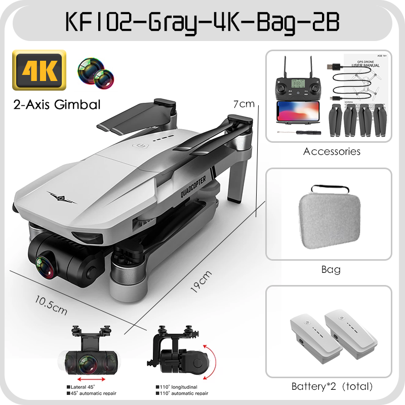 Nuevo Dron Profesional 4k con GPS, cámara HD 8K