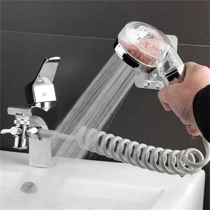 Grifo de agua para lavabo de baño, ducha externa, filtro de inodoro.