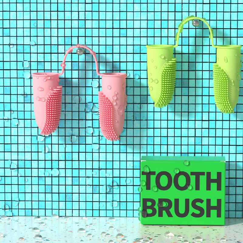 Cepillo de dientes súper suave para mascotas, limpieza de dientes
