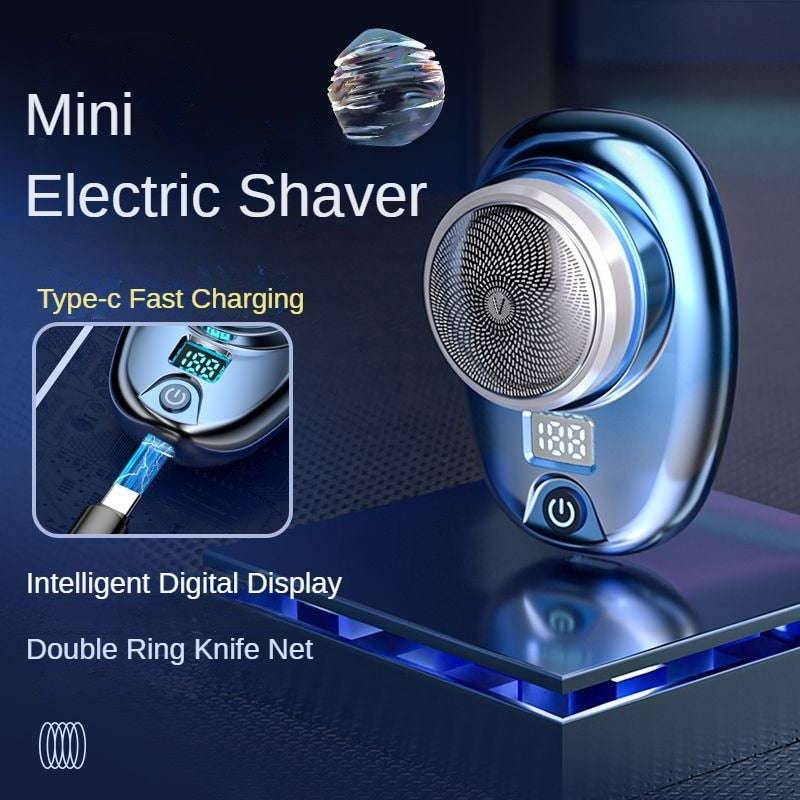 Mini Afeitadora eléctrica de viaje para hombres, tamaño de bolsillo