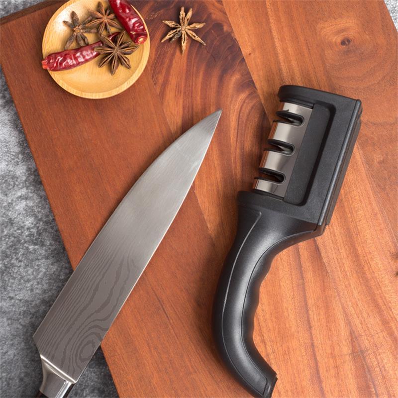 Afilador de cuchillos de 3 segmentos para cocina